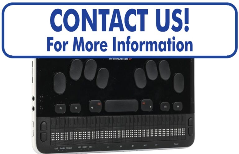 BrailleSense 6 Braille Display Contact Us