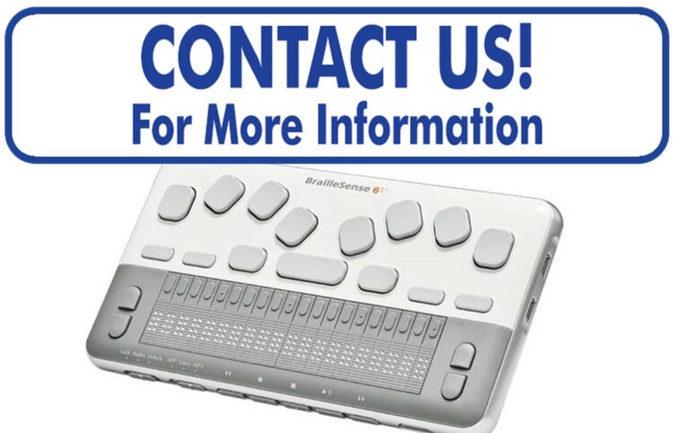 BrailleSense 6 mini Braille Display (contact us)