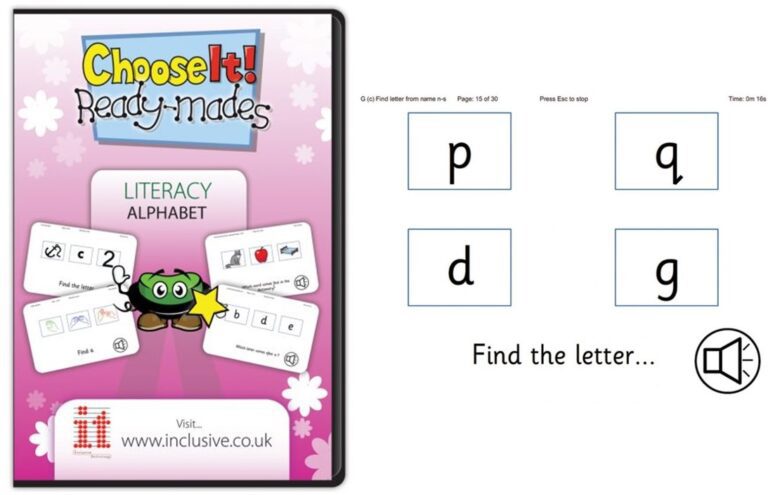 ChooseIt! Ready-mades Literacy – Alphabet