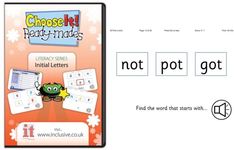 ChooseIt! Ready-mades Literacy – Initial Letters