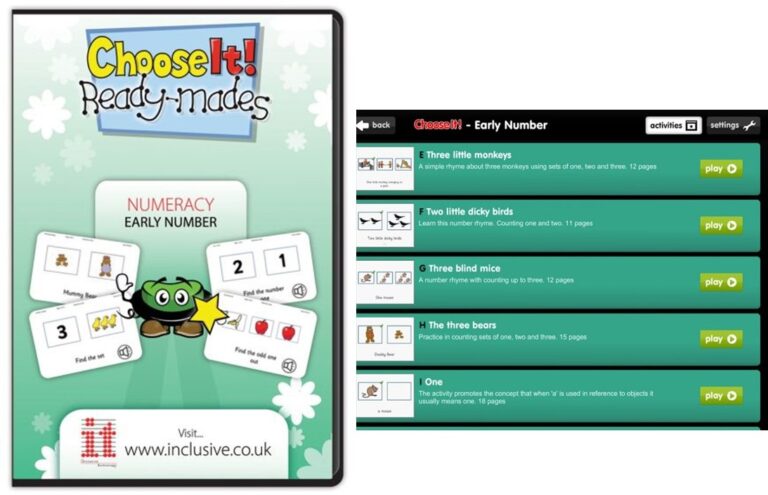 ChooseIt! Ready-mades Numeracy – Early Number
