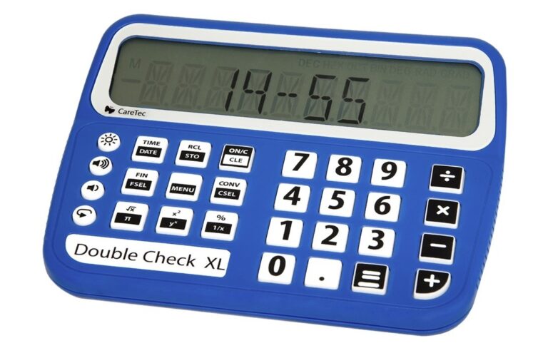 DoubleCheck XL Talking Desktop Calculator