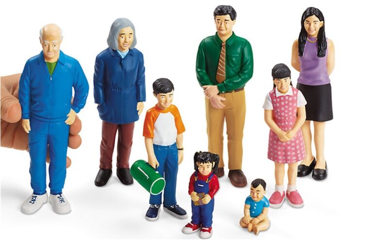 Lakeshore Block Play People - Asian Family