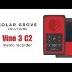 Vine 3 C2 – Solar Powered Audio Reader-Talking Recorder