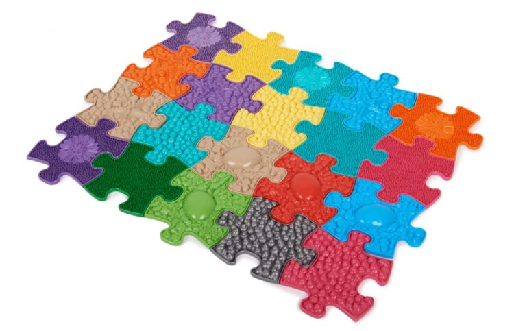 Happy Feet Mini Muffik Sensory Play Mats 20pk