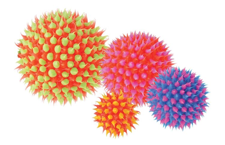 Tactile Spine Balls 4pk